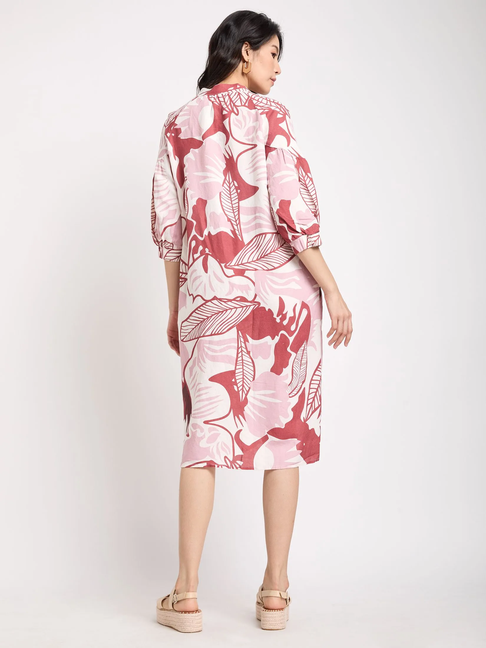 ESTIMATE Women Dress Long Sleeves Print