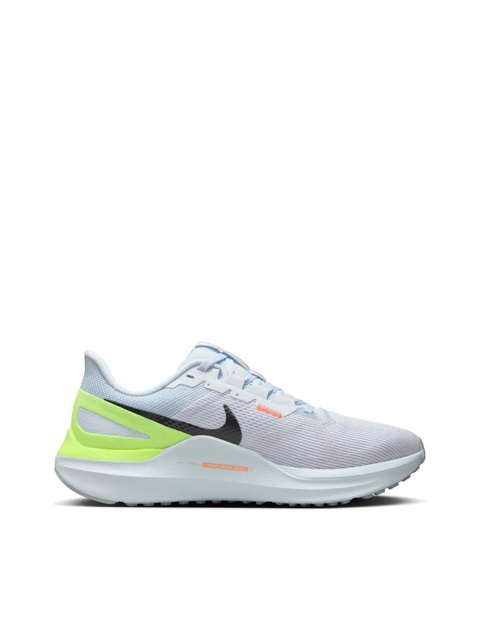 NIKE Women Running Shoes Structure 25 DJ7884-401 Blue Tint/Black-Volt-Total Orange