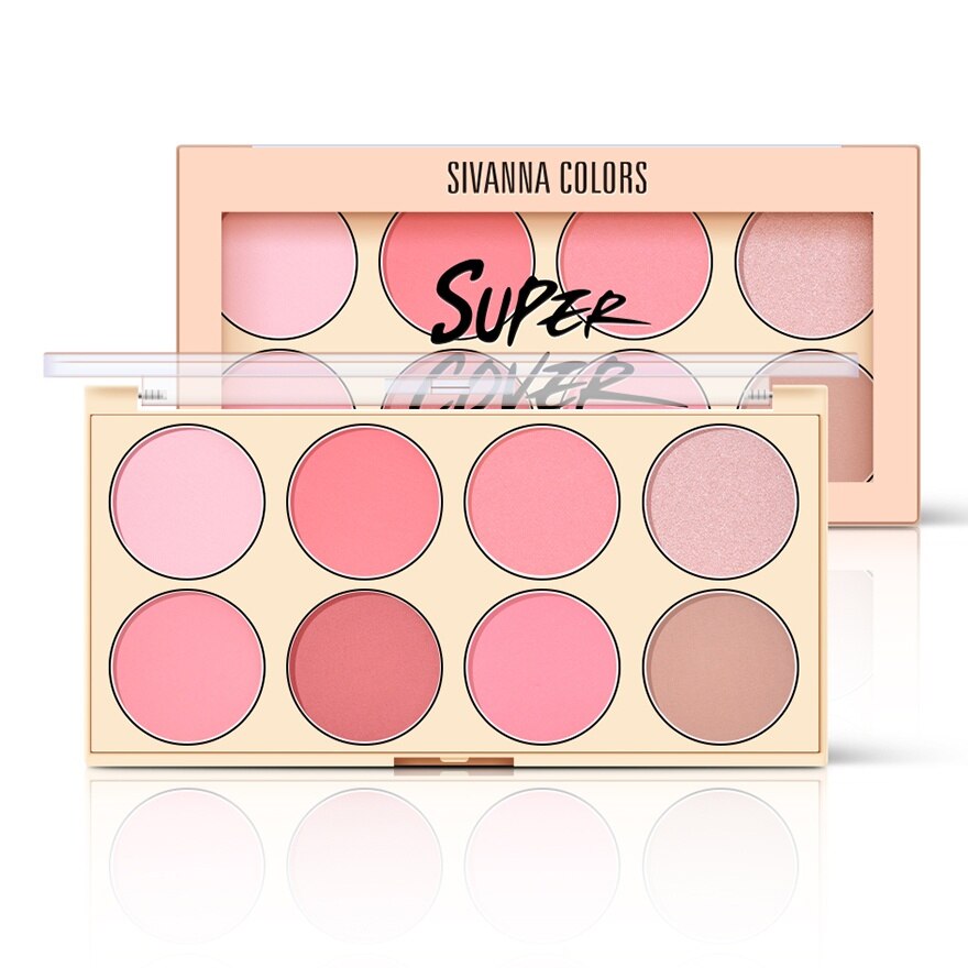 Sivanna Colors Deluxe Face Palette 01 - 01 Pink and champagne