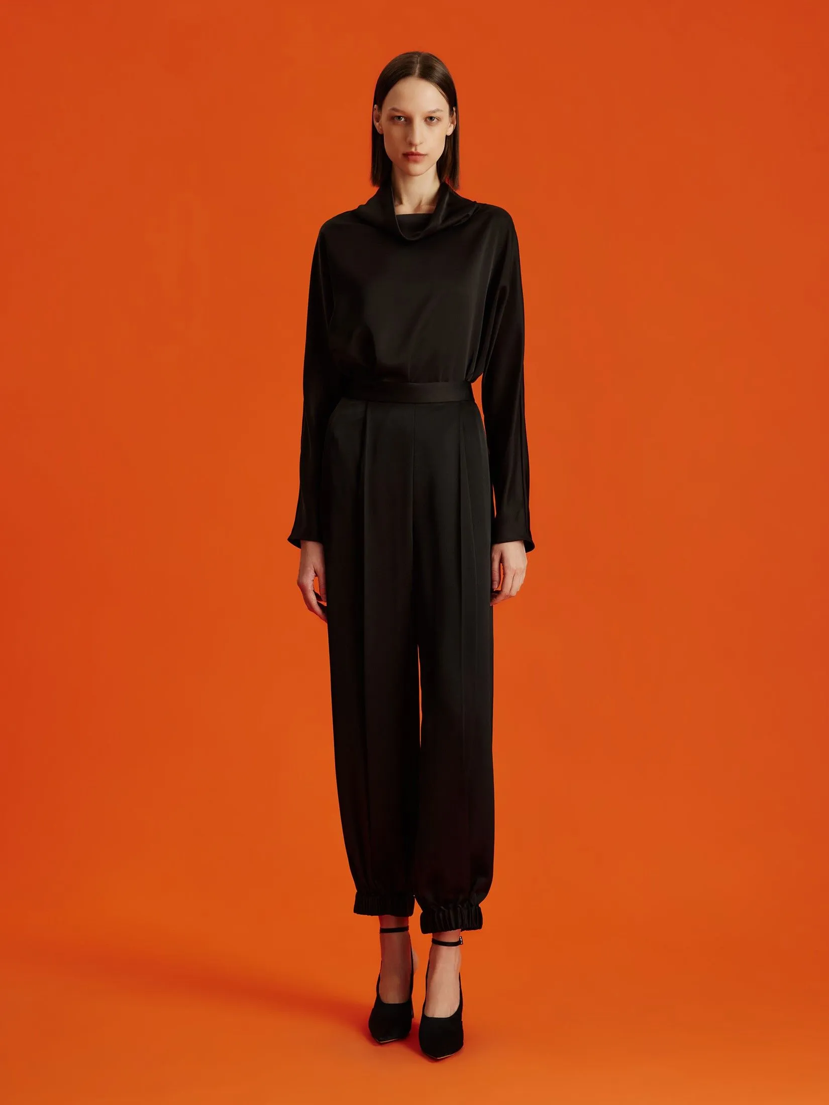 ASAVA (AW24 )Claudette Tapered Women Pants Black