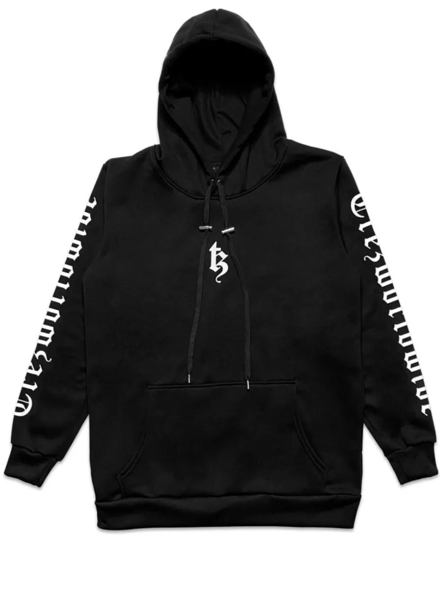 TZ WORLDWIDE Men HOODIE TZ BE TREZ - BLACK (GLOW IN THE DARK)