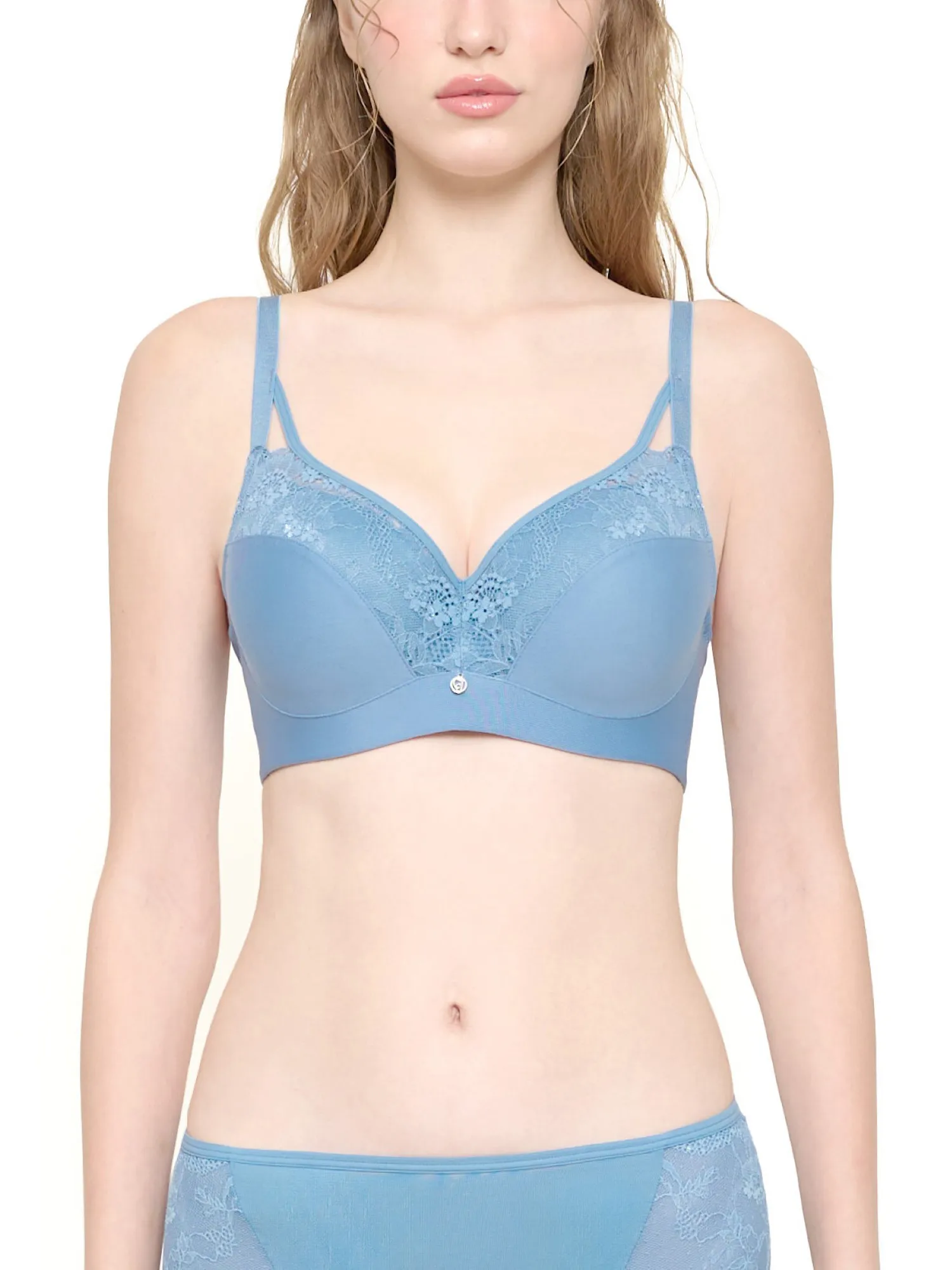 WACOAL Women Curve Diva Cool Innovation Underwire bra Blue