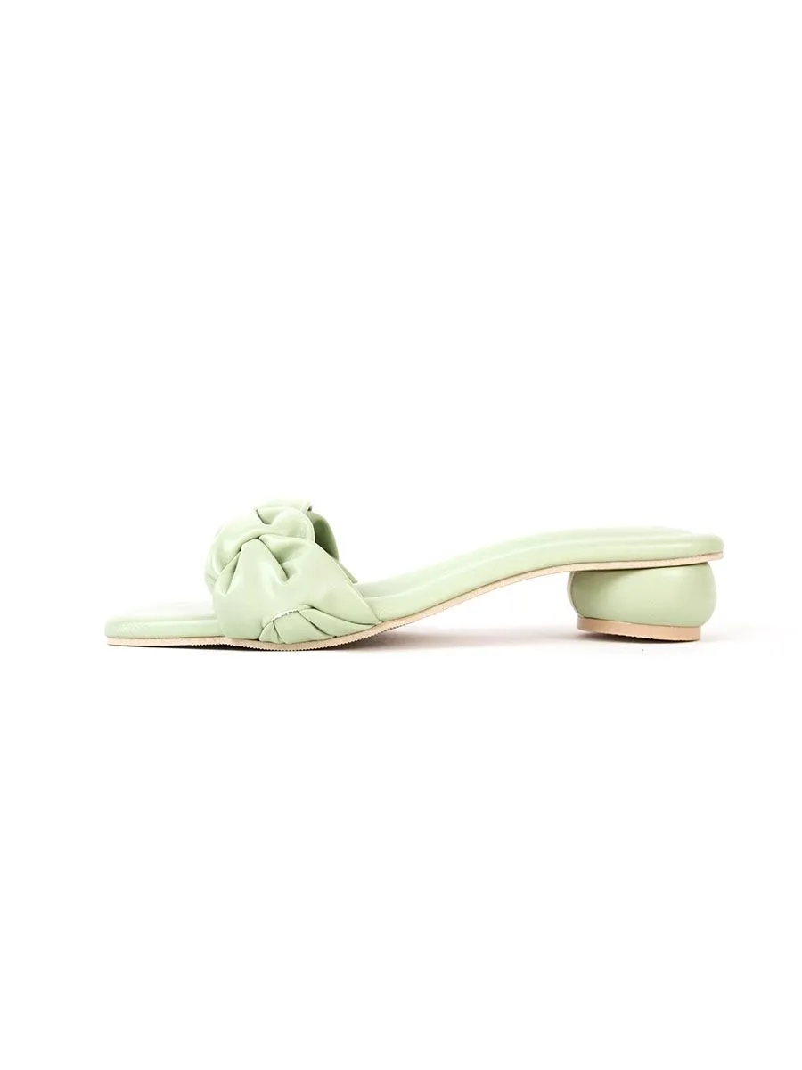ATAYNA Women's Heels Sandals AS Green