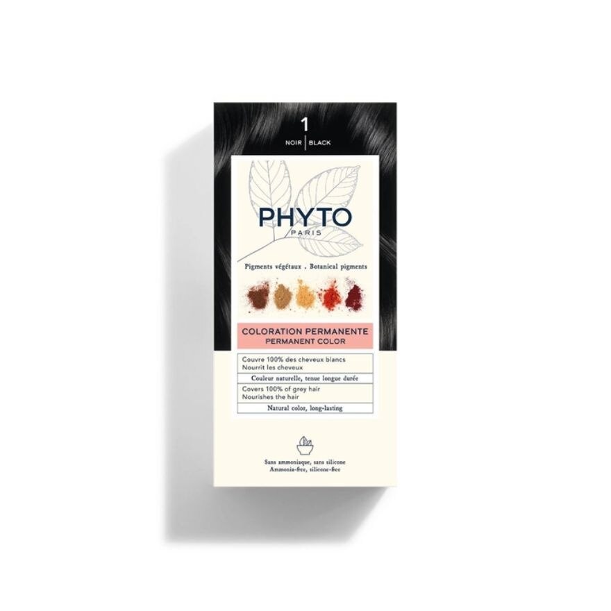 Phyto Permanent Color Ammonia-Free 1 Black