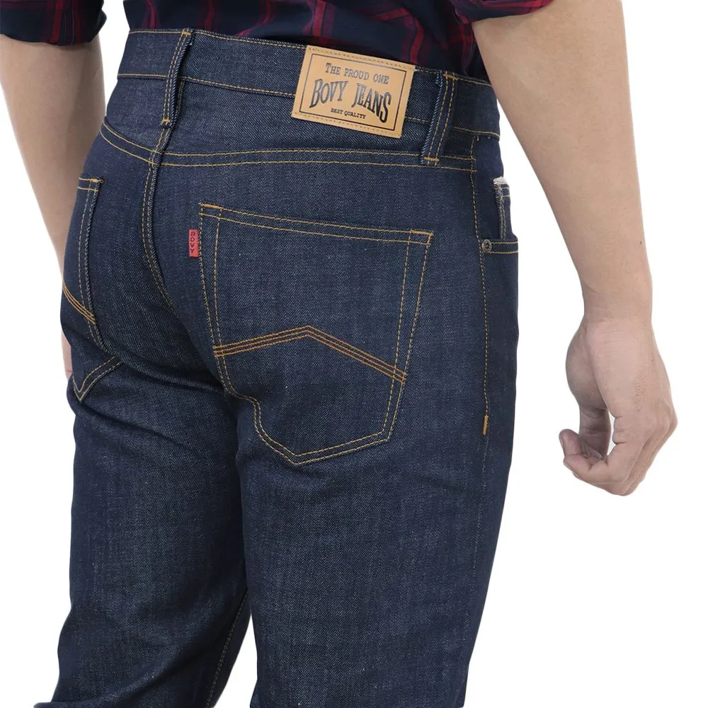 BOVY RED SELVEDGE DENIM 6016-JEANS Navy