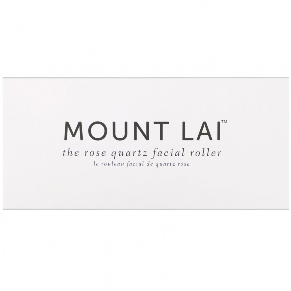 Mount Lai, массажер для лица из розового кварца, 1 шт.