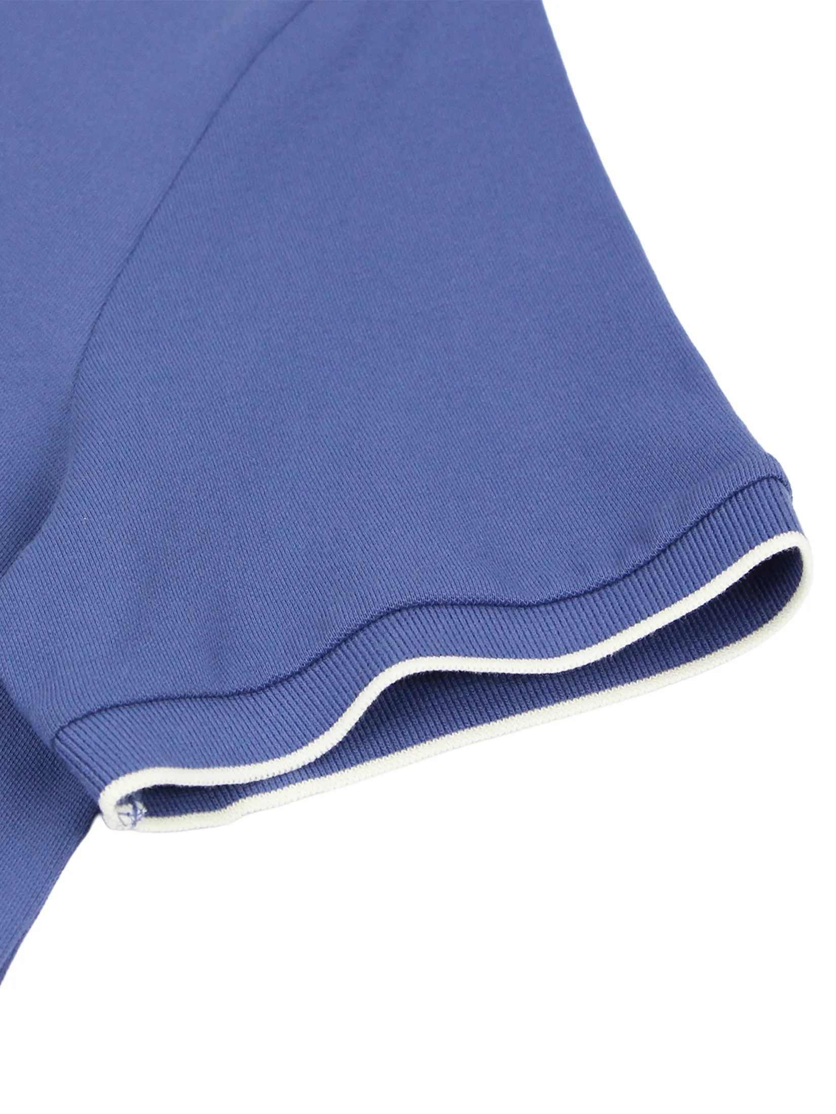 GIORDANO Men's Slim Cotton Lycra Polo Gray Blue purple