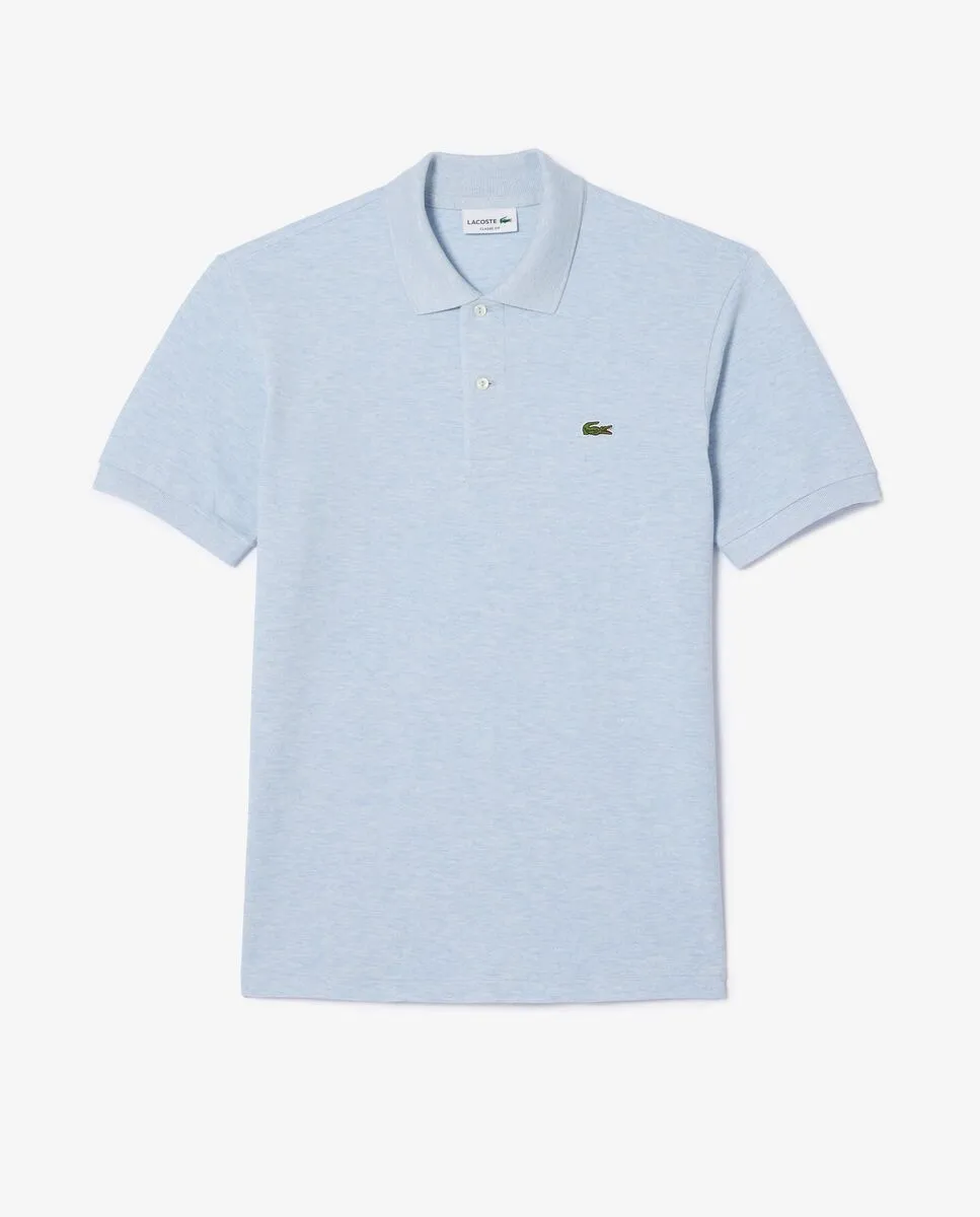 LACOSTE Classic Fit L.12.12 Marl Polo Shirt Blue