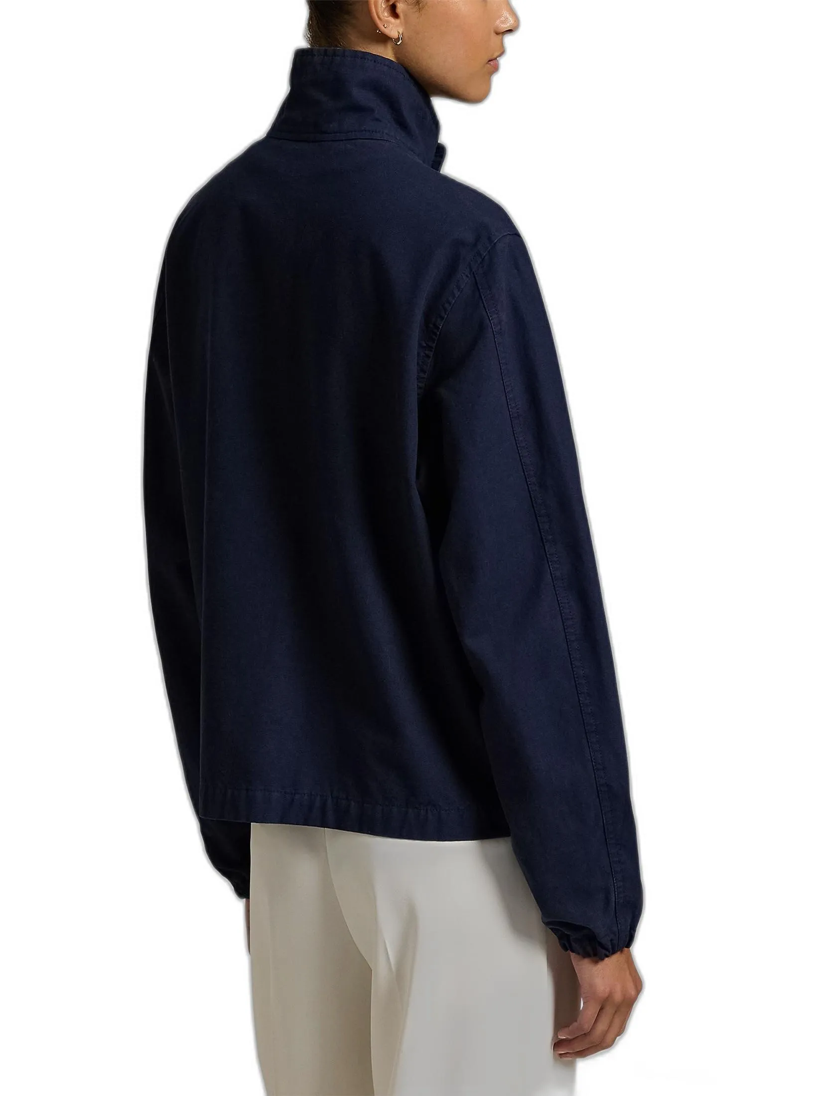 POLO RALPH LAUREN Women Jacket-Cotton Canvas Jacket WMPOOTWN5A20066-Navy-410