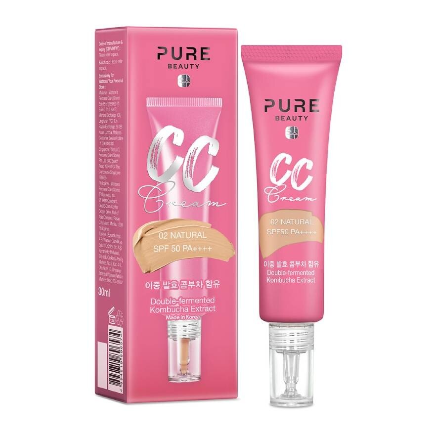 Pure Beauty CC Cream2 SPF50 PA+++ 30ml.