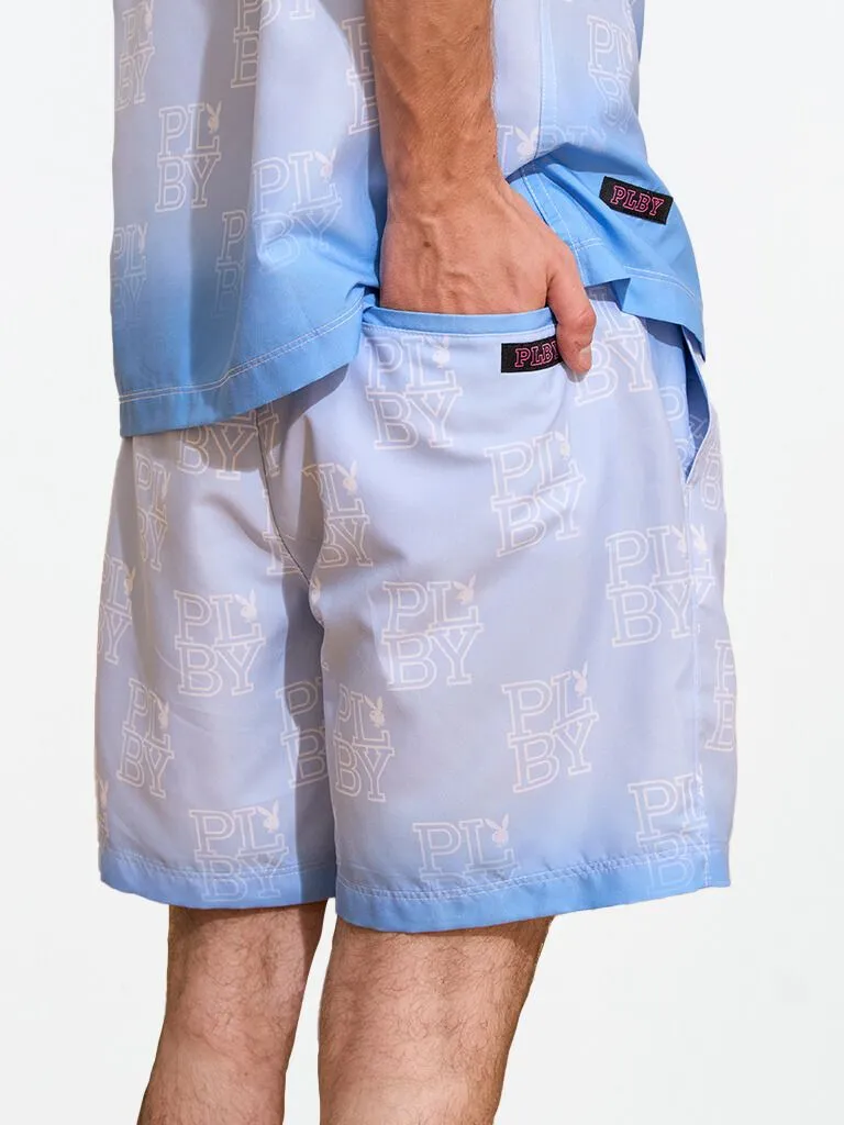 PLAYBOY Men's pants Colour Blue