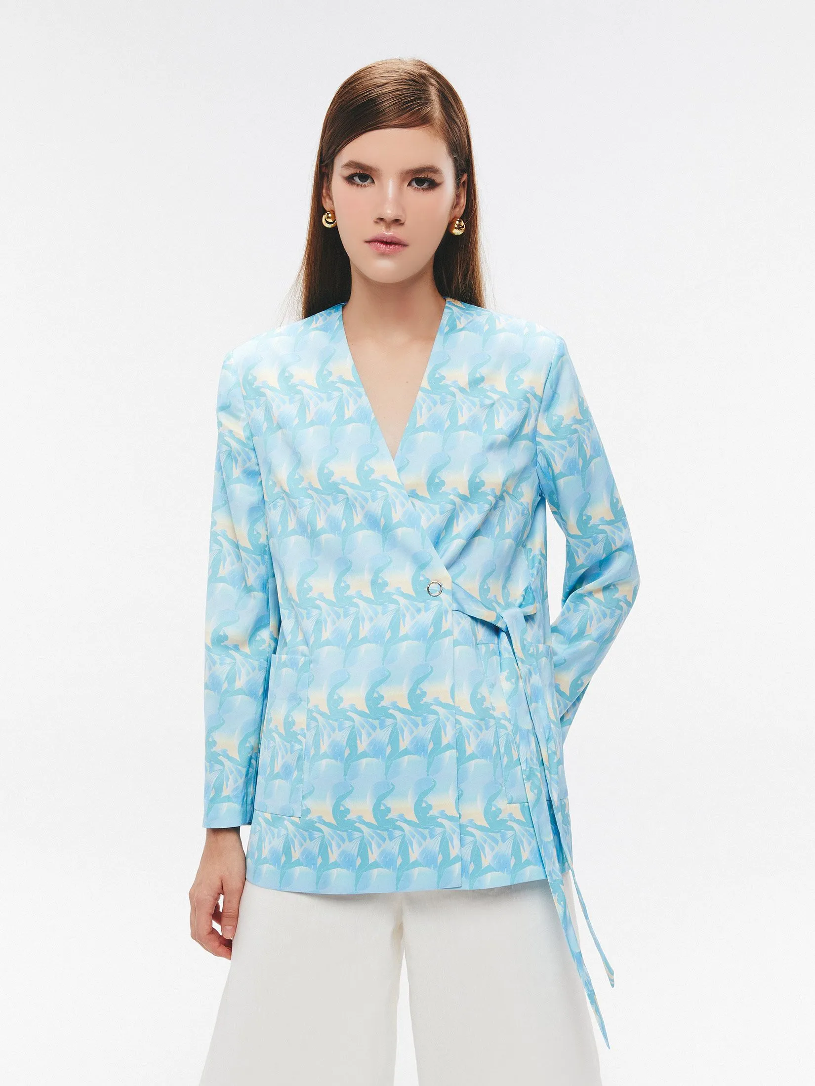 SHAKA Woman Blouse Hera Blazer Blue