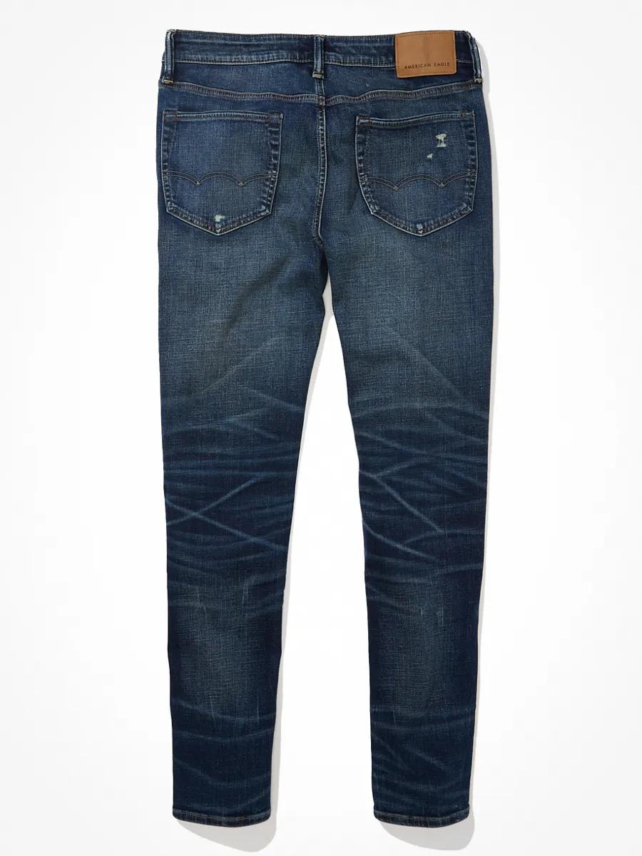 AMERICAN EAGLE DARK DESTROY SKINNY FIT 832 DARKEN DESTROY