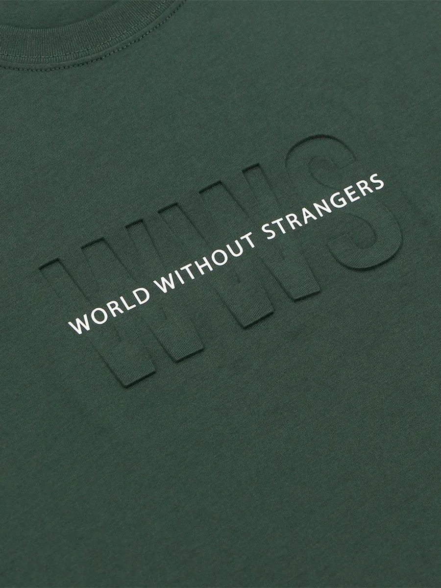 GIORDANO Men's Jersey Printed Tee (WWS) Sycamore green