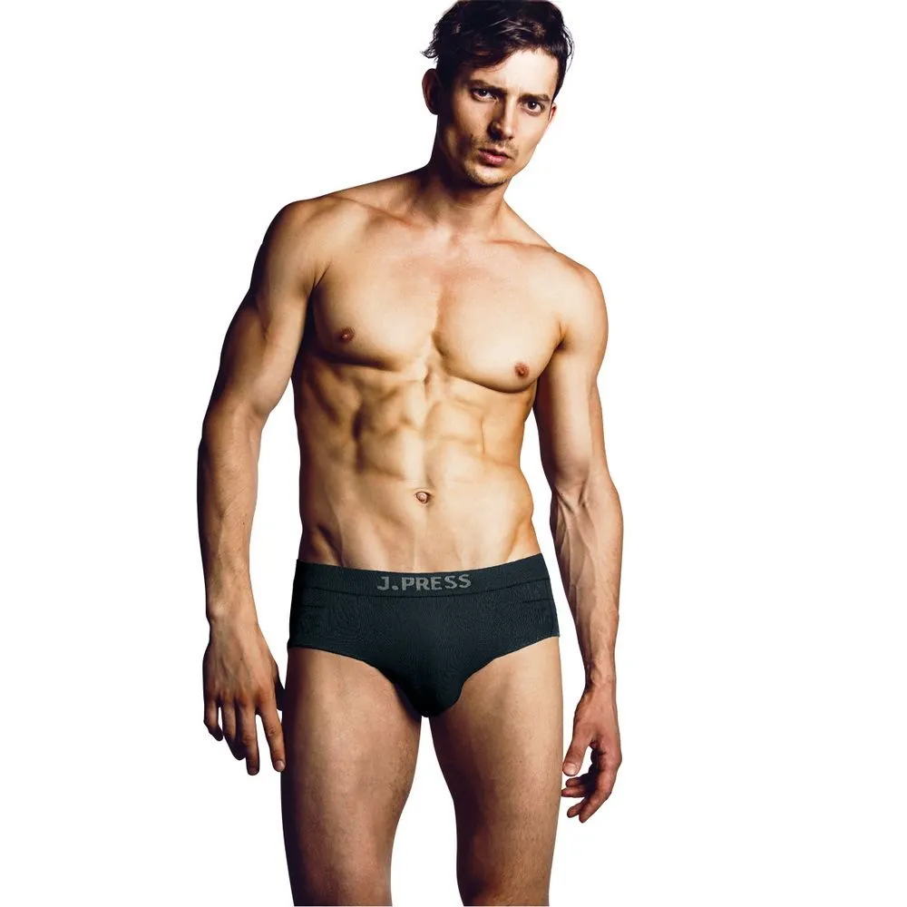 J.PRESS Men's Navy Brief Underwear no.8122 (PACK-1)
