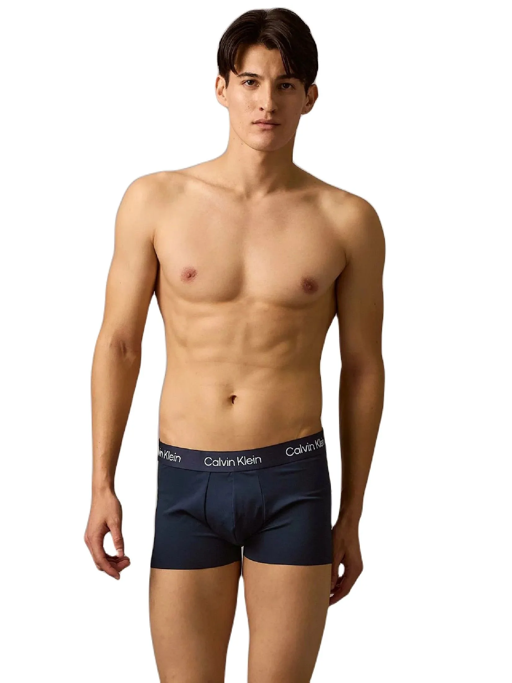 CALVIN KLEIN Men's Raw Cut Micro Low Rise Trunk 3Pack Multicolor