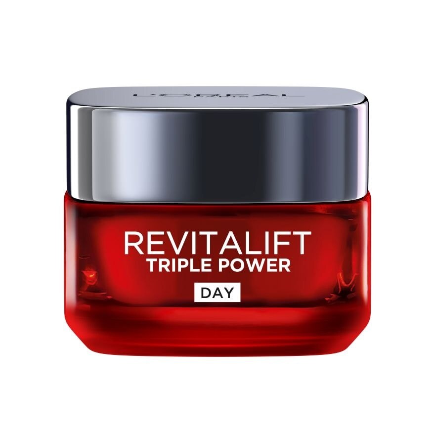 L'Oreal Paris Revitalift Triple Power Age-Correcting Cream Day 50 Ml. - Red