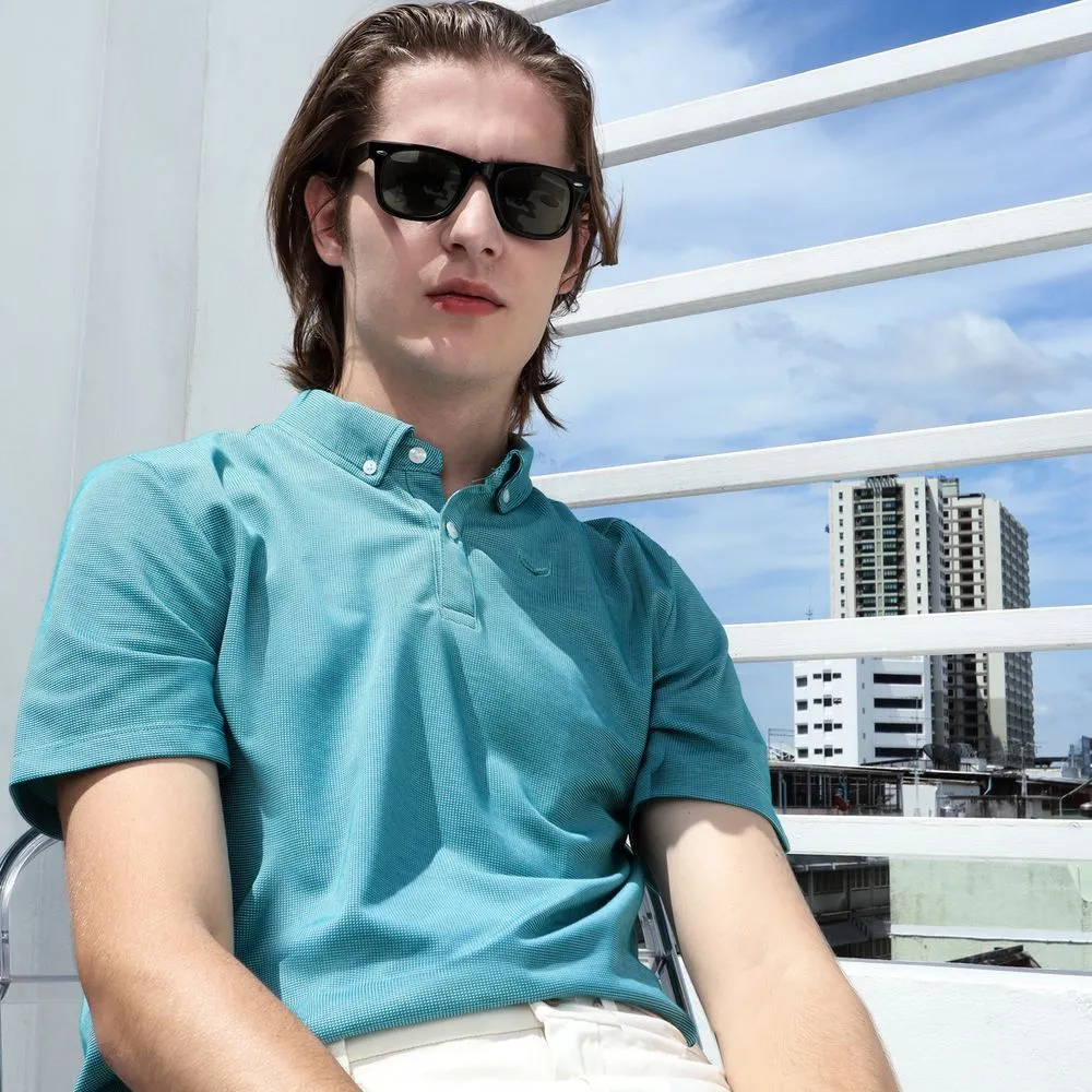 GRAND SPORT Green Men's polo shirt (047400)