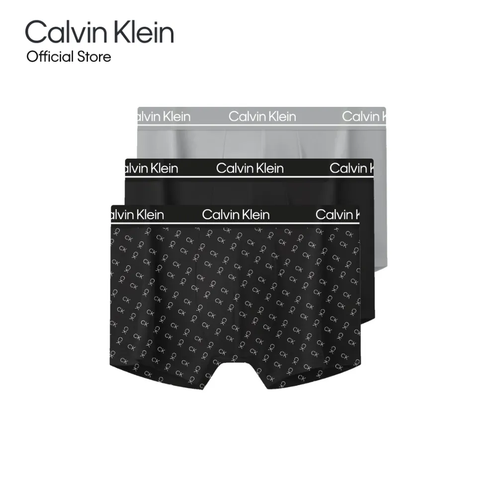 CALVIN KLEIN Men s CK Microfiber Stretch Plus Low Rise Trunk 3Pk Multicolor