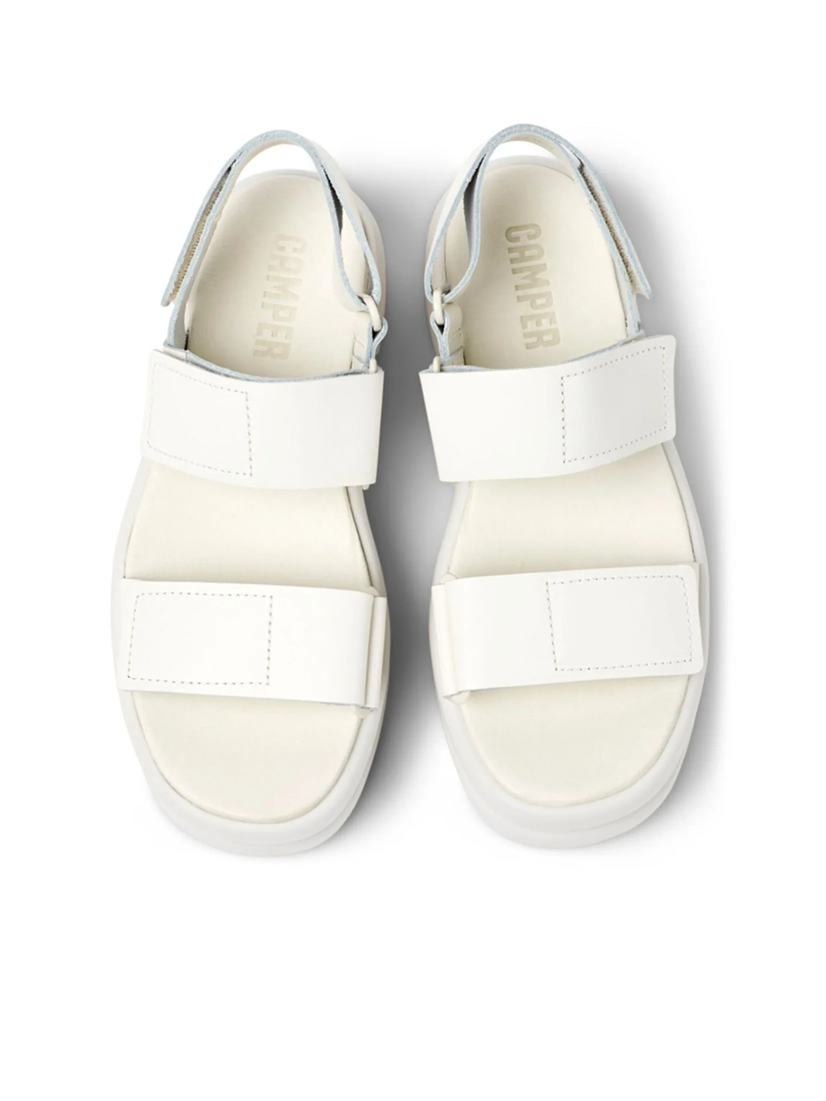 CAMPER Women Sandals Shoes Pelotas Flota Up White