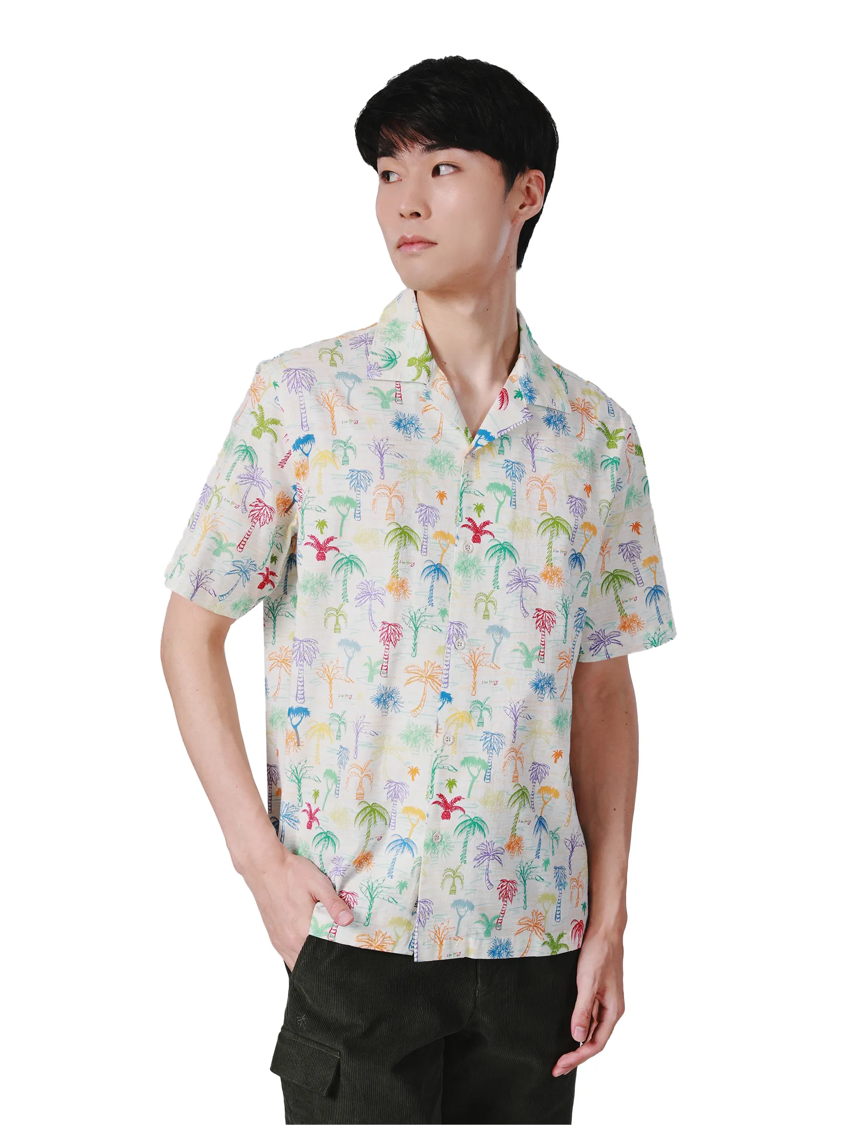 JOHN HENRY Men s Short Sleeves Hawaii Shirts (Relaxed Fit) SONGKRAN FESTIVAL White