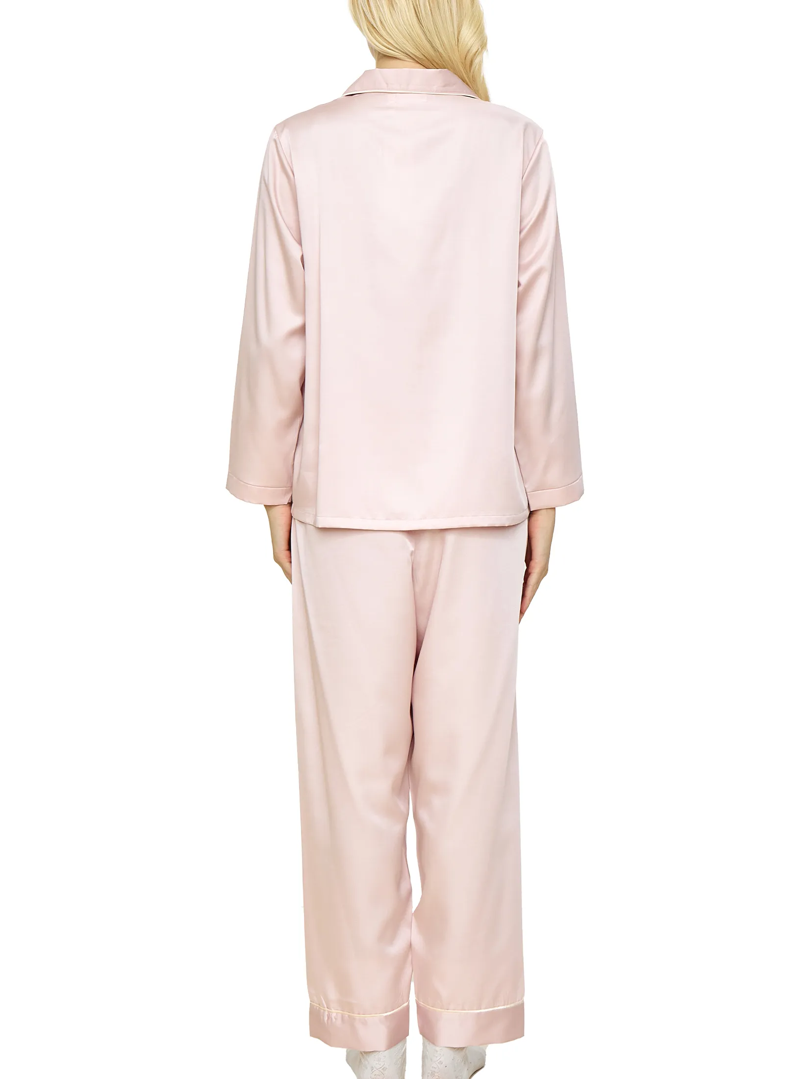 WACOAL Women Sleepwear Collection CAFE’ CATION Long sleeved and legged with fiber Collagen Pink