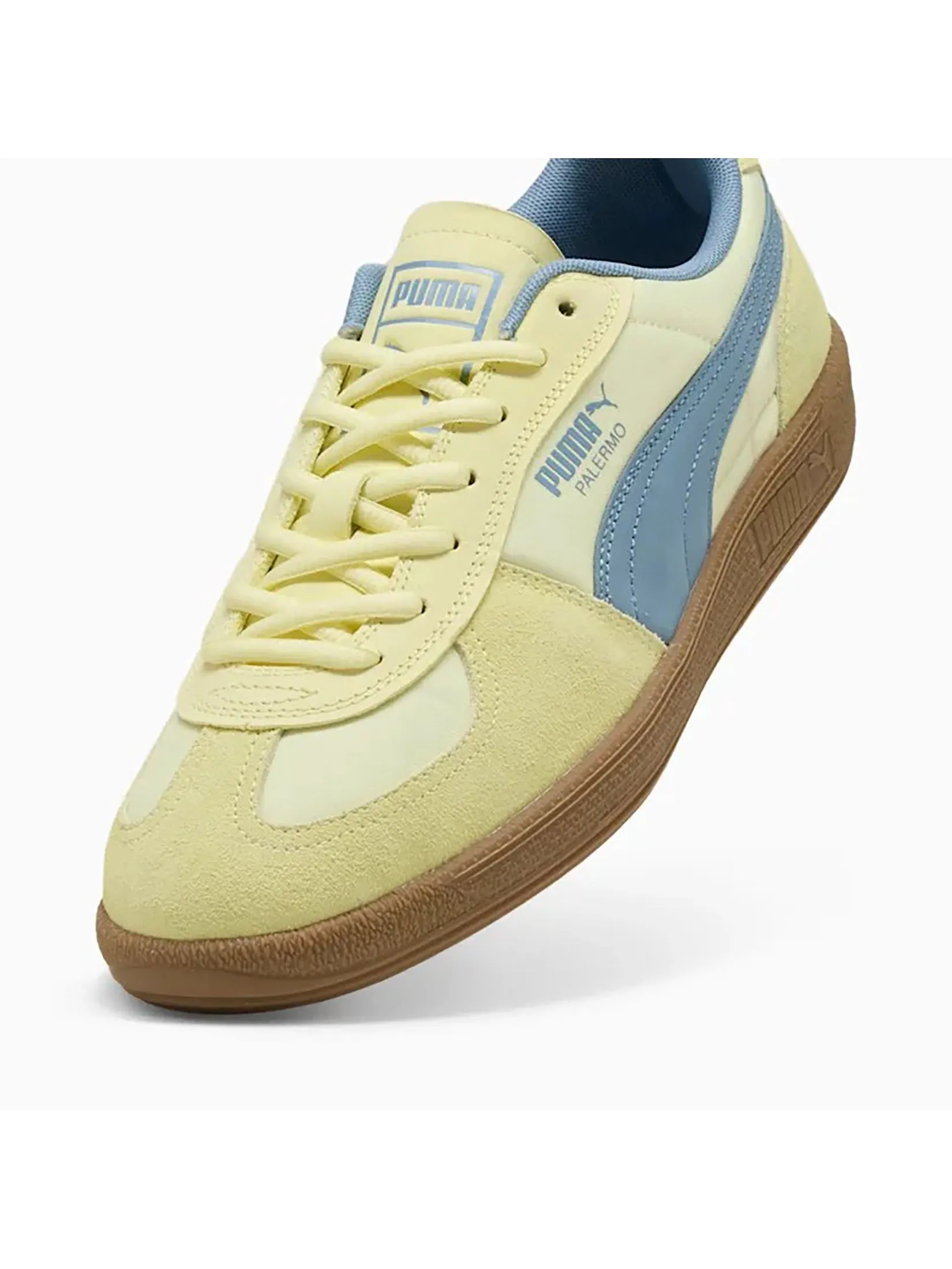 PUMA Unisex Sneakers Palermo Pop Gold Moon-Native Blue