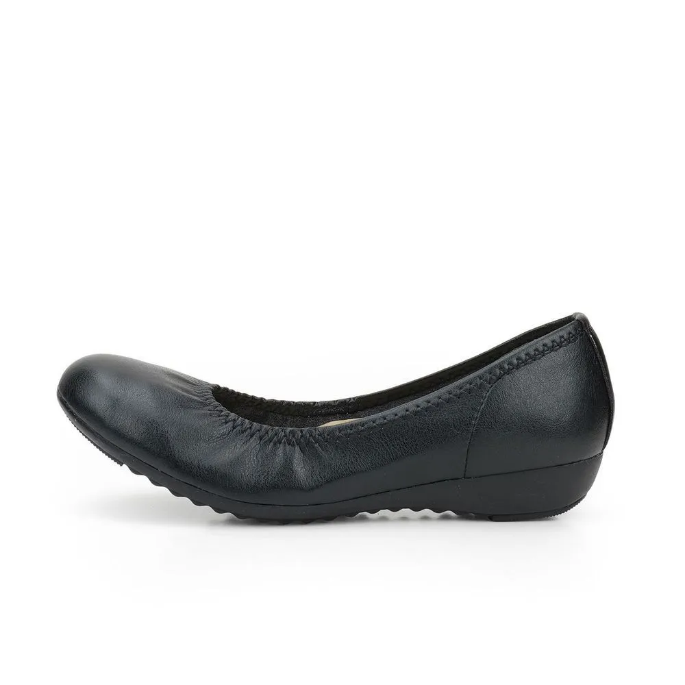 JOLI SNOB Black Comfort Flat ACT-39085 Size - 220 JP