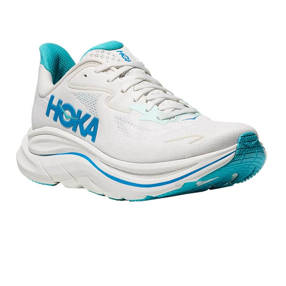 HOKA Men Running Shoes Clifton 10 Wide White - HO229SH382EETH
