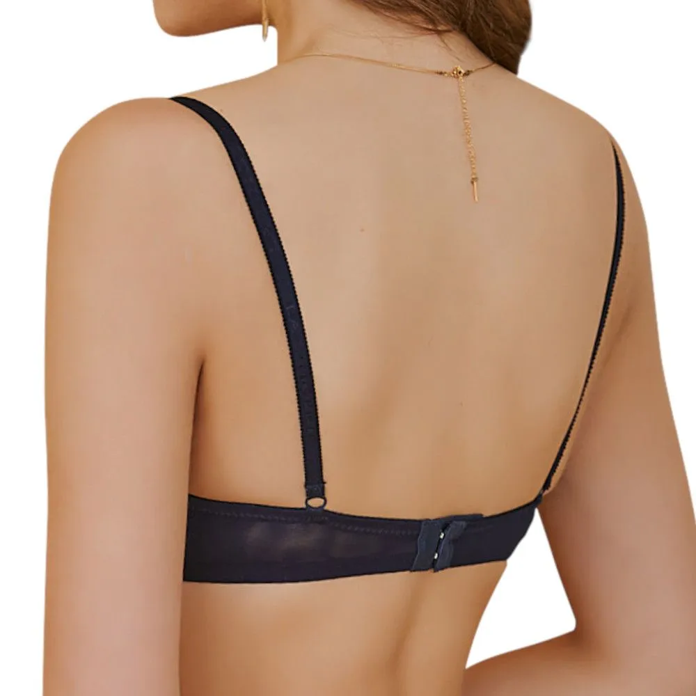 SKINN INTIMATE Navy Double Volumn Lingeries (Made In Korea)