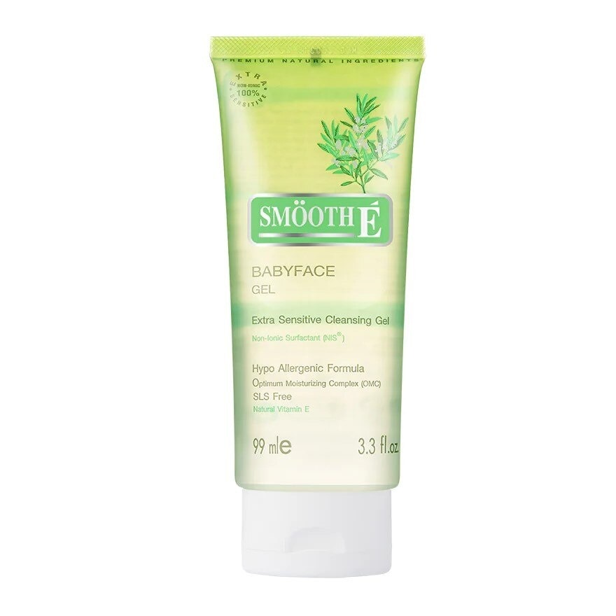 Smooth E Baby Face Gel Extra Sensitive Cleansing Gel 3.3 Oz.