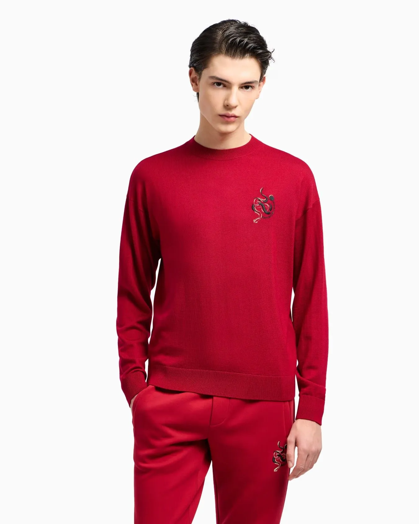 EMPORIO ARMANI Pullover Men EM000676-AF14841-U5078 Red