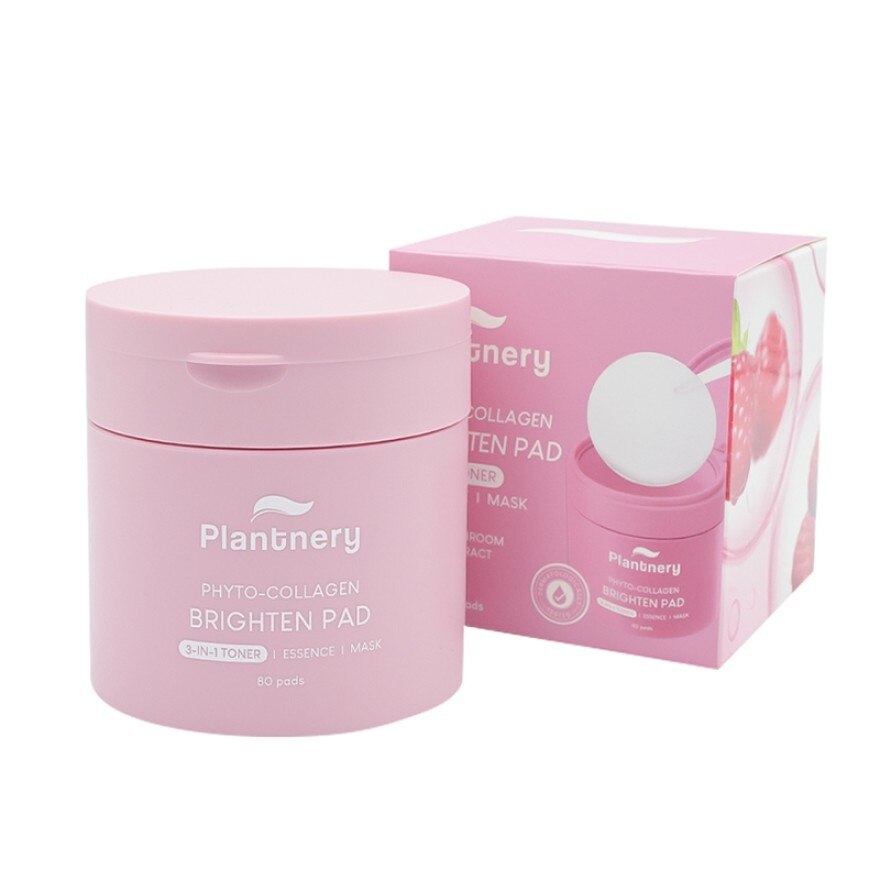 Plantnery Phyto-Collagen Brighten Pad 160 ml. (80 Pads)