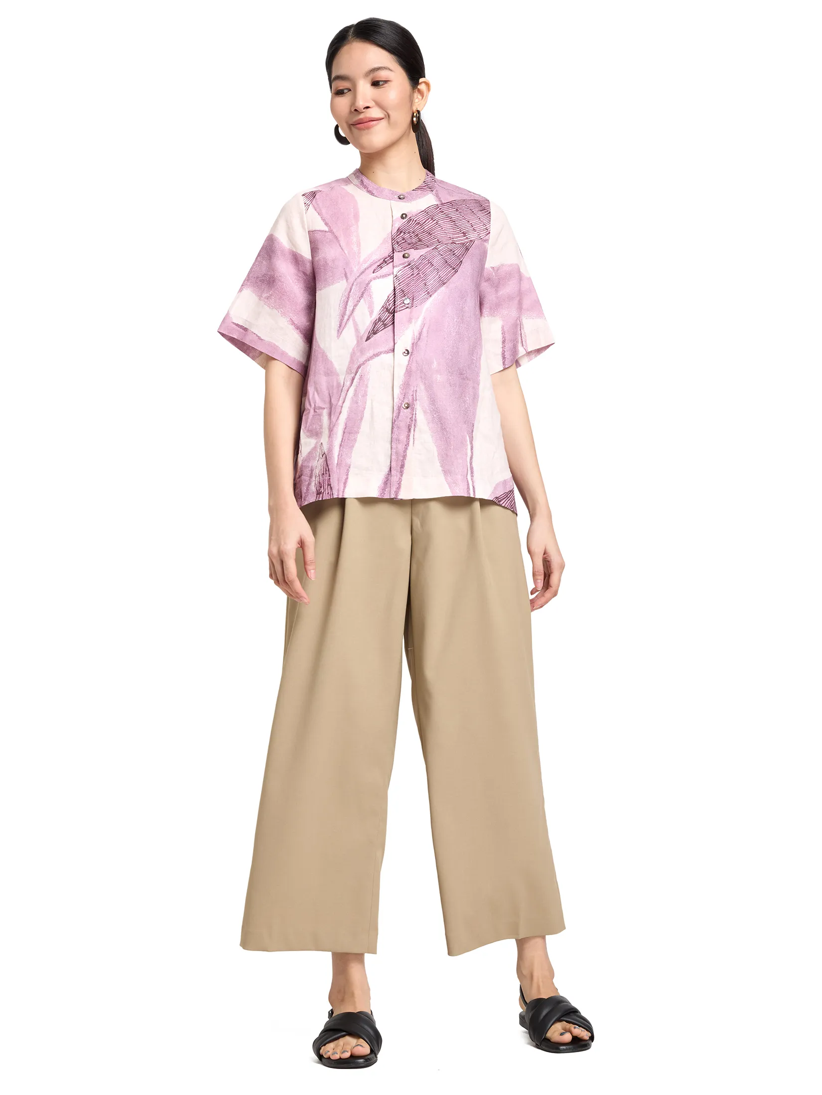 SIMPLICITY Women Pants Plain Tone