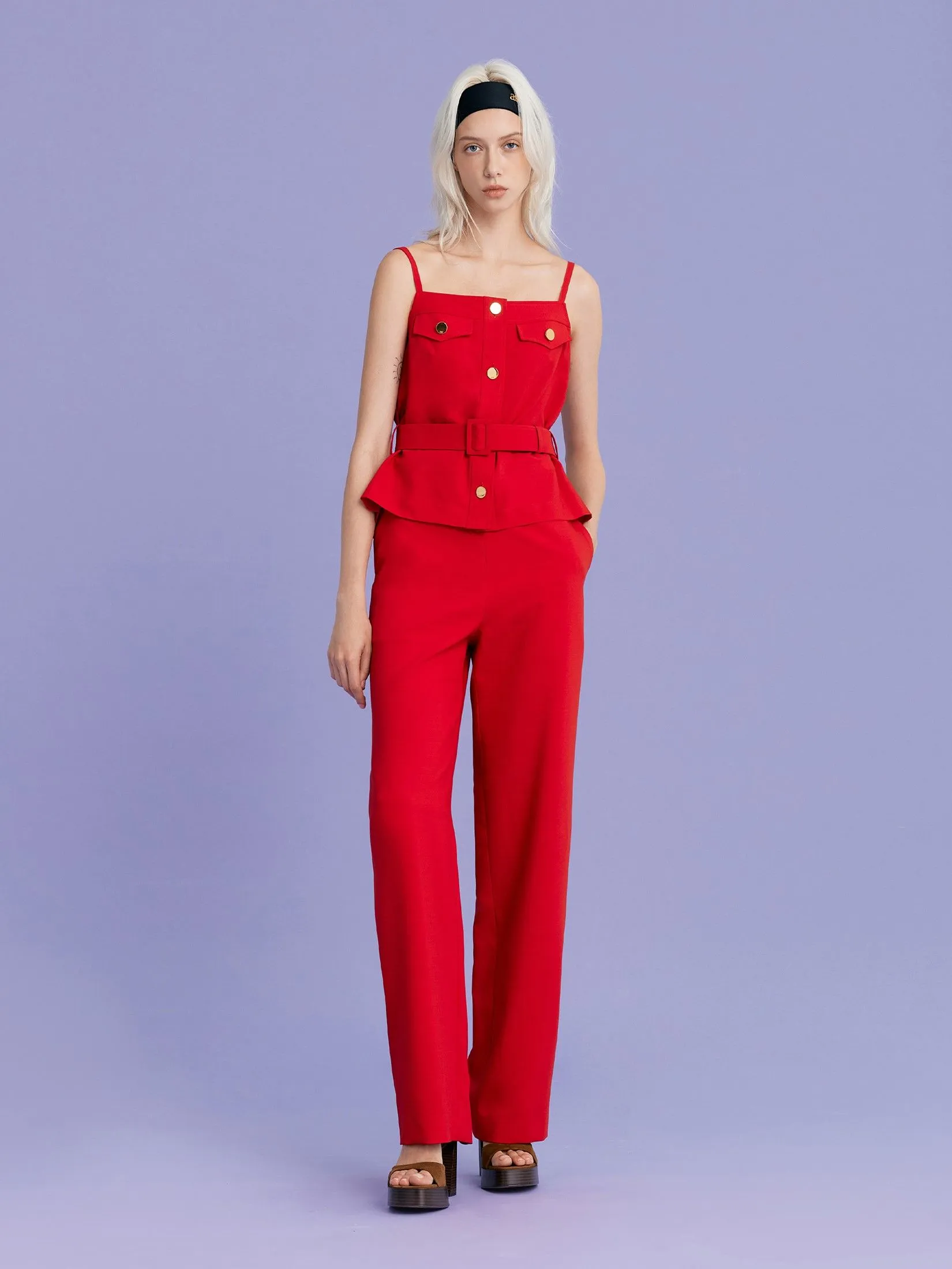ASV (AW24)Judith Classic Women Pants Red