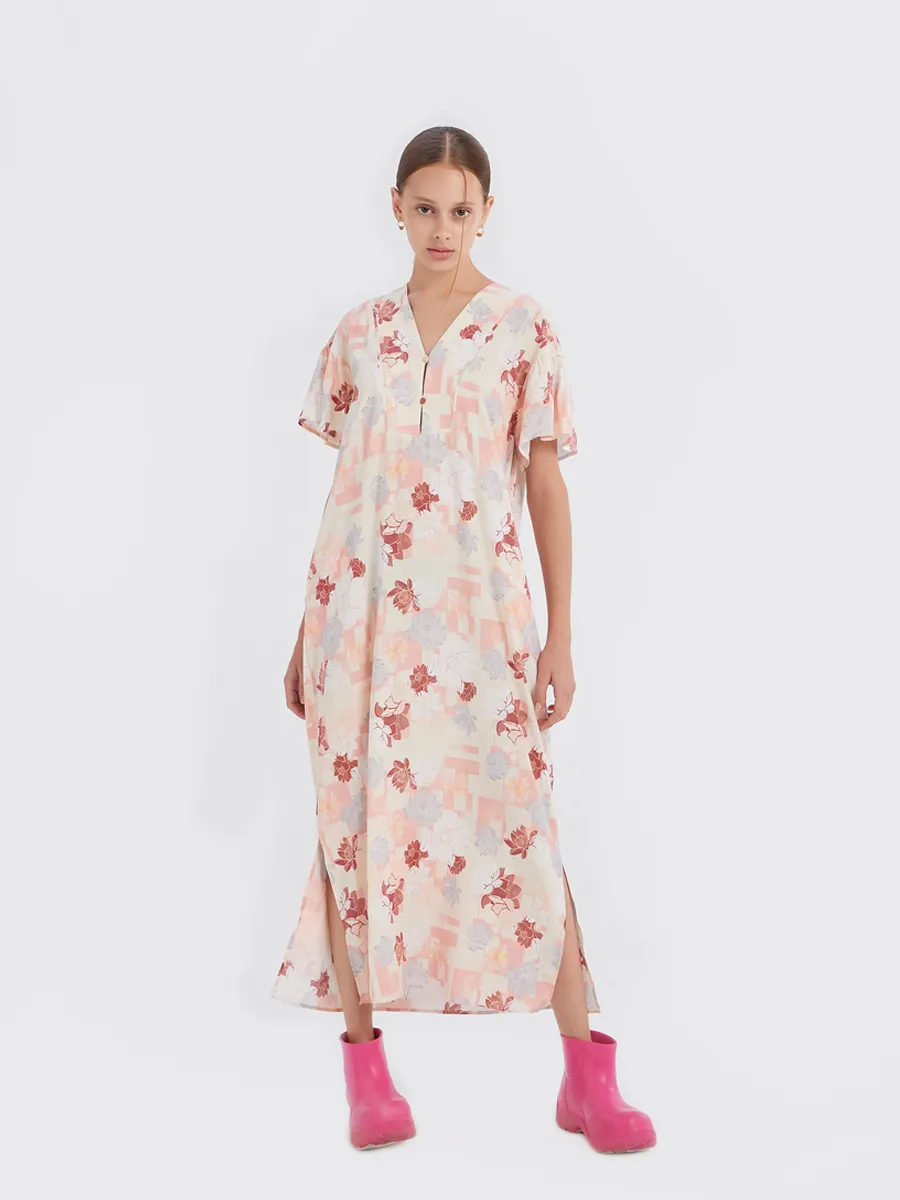 SHAKA Woman Dress Ren Print Tunic Pink