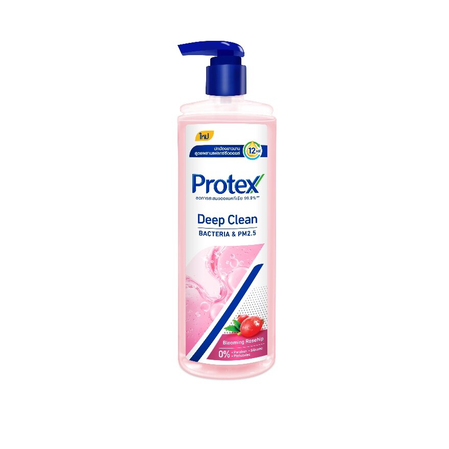 Protex Shower Gel Deep Clean Blooming Rosehip 380 Ml. เจลอาบน้ำ - Pink
