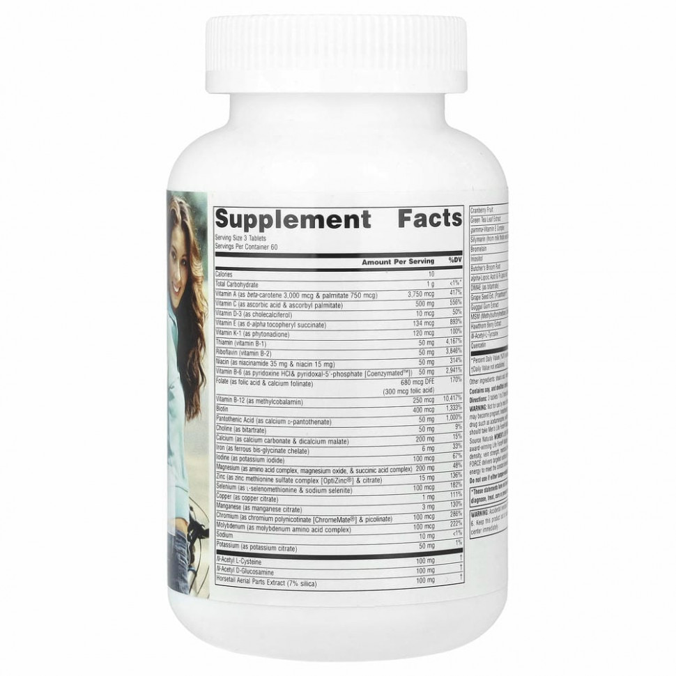 Source Naturals, Women's Life Force Multiple, 180 таблеток