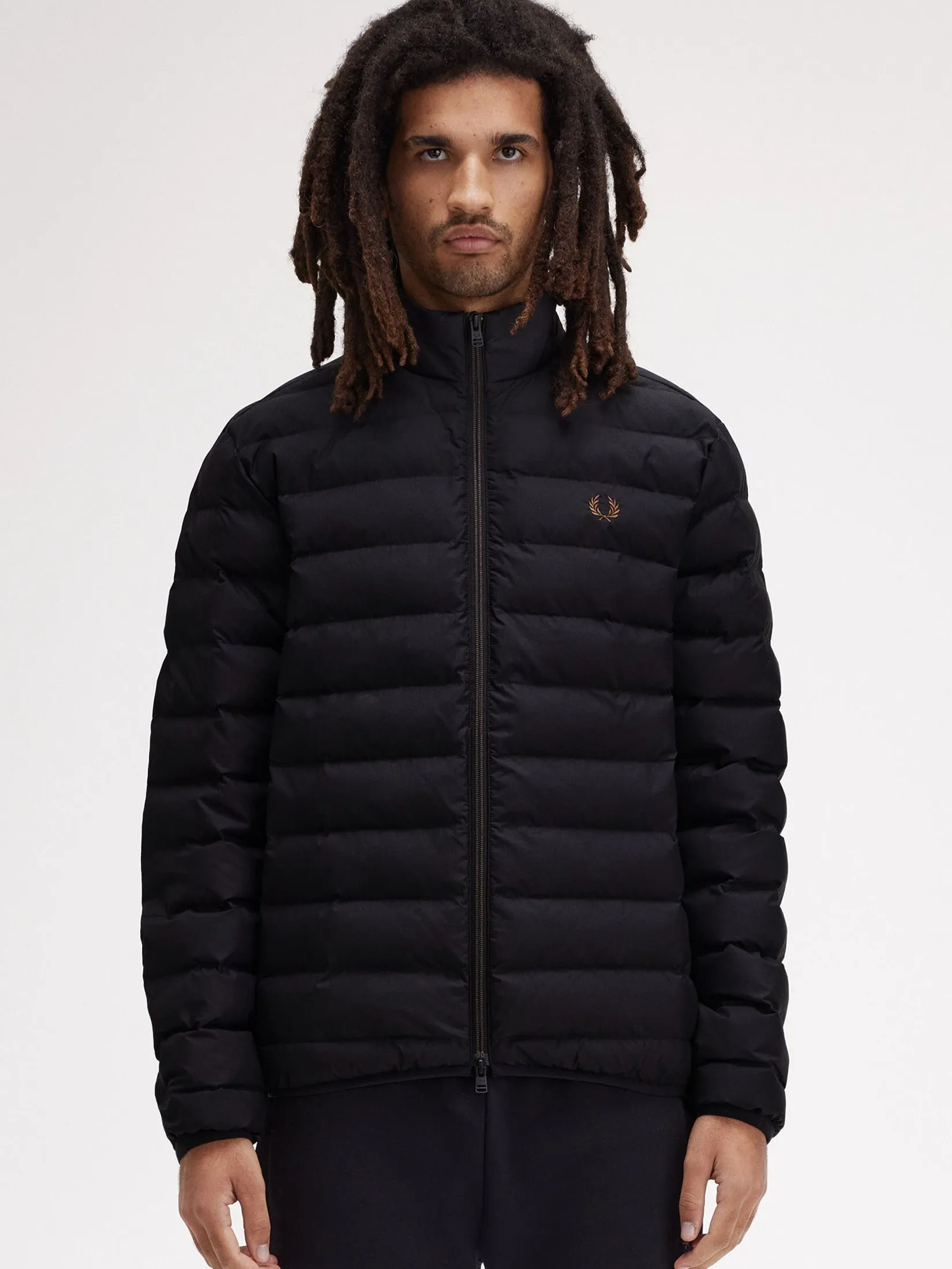 FRED PERRY Men INSULATED JACKET Black