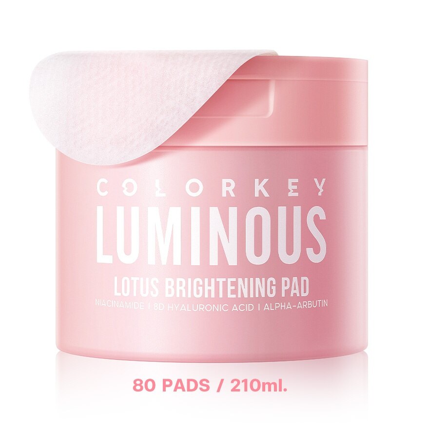 Colorkey Luminous Lotus Brightening Pad 60pcs.