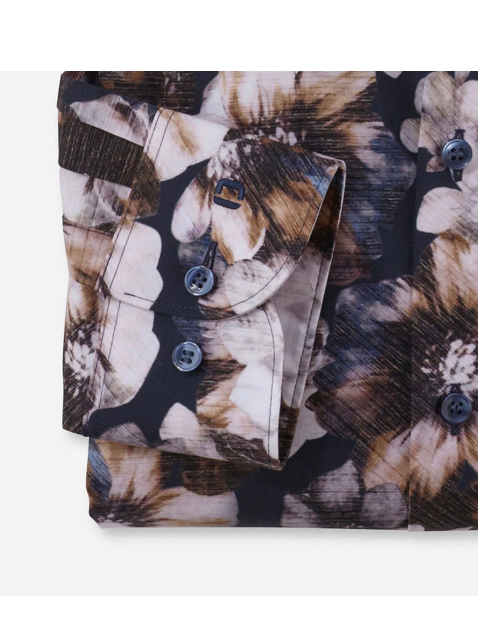 OLYMP MEN S SHIRT LONG SLEEVES CASUAL SHIRT BODY FIT EASY IRON NAVY