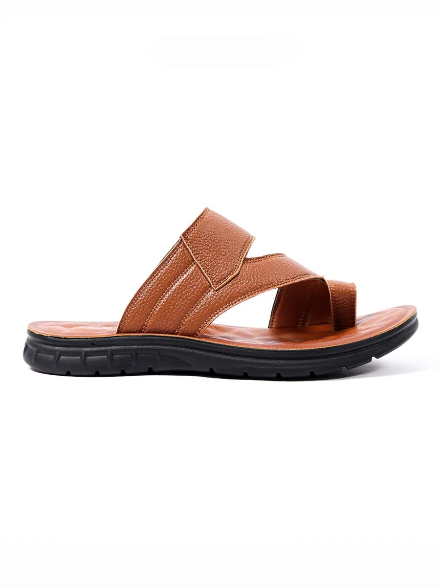 OASIS Men's Slip-on Sandals Brown
