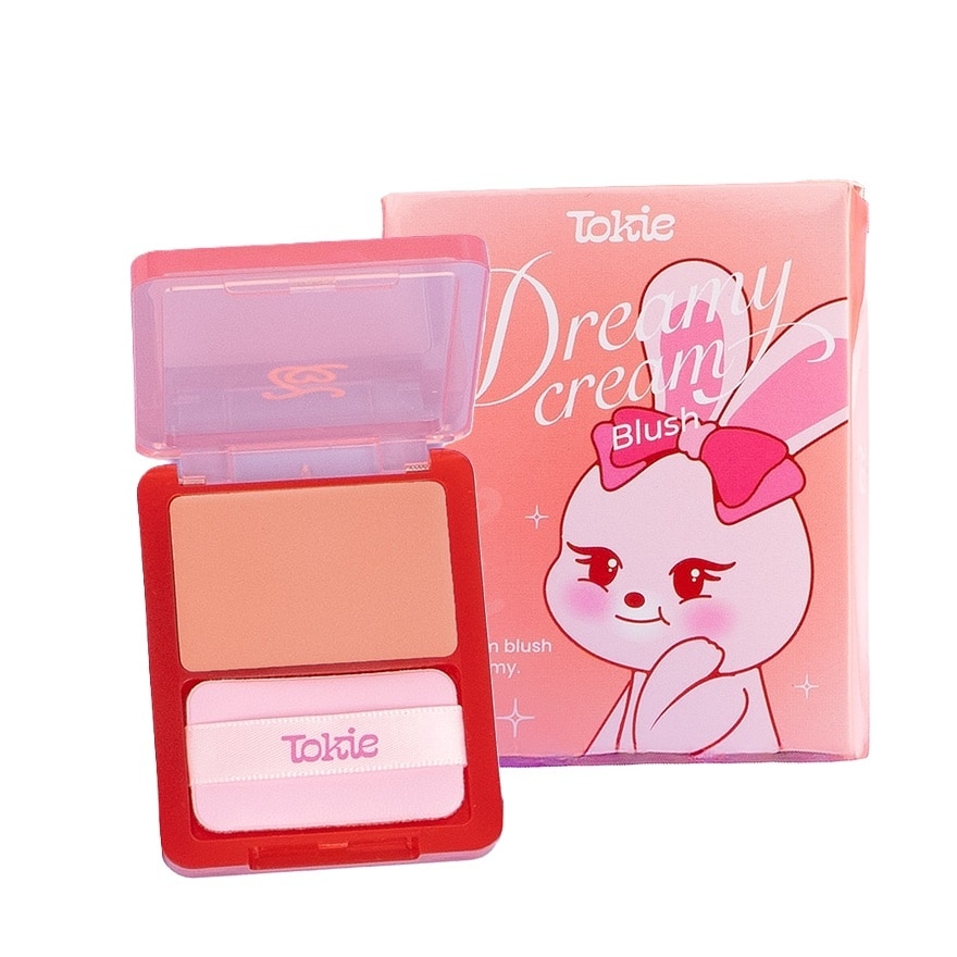 #Tokie Dreamy Cream Blush 4g 01 - 01 Peach Prelude