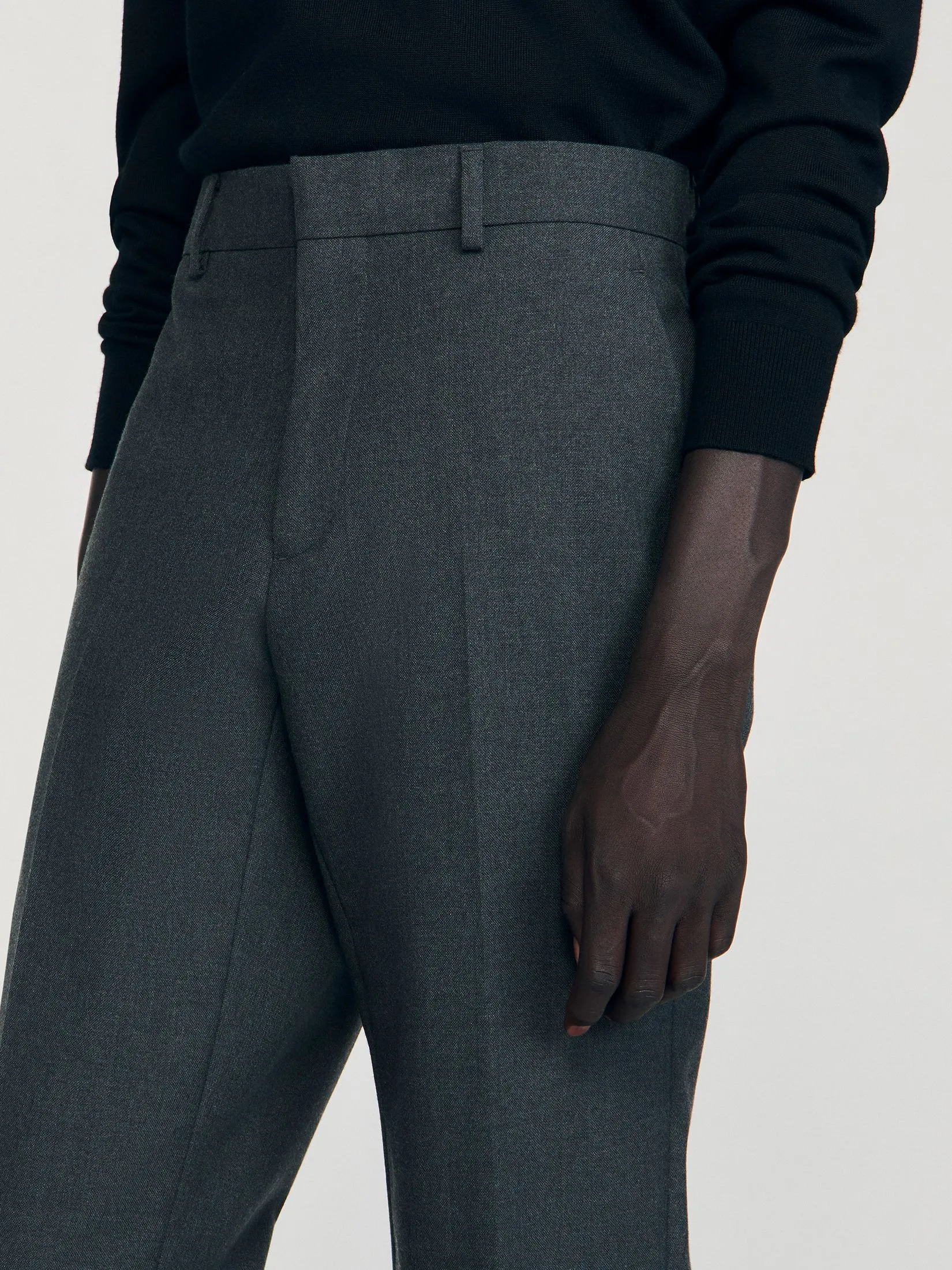 SANDRO Wool Suit Trousers