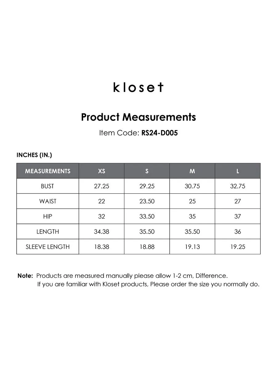 KLOSET (RS24)Knit Off-Shoulder Dress White