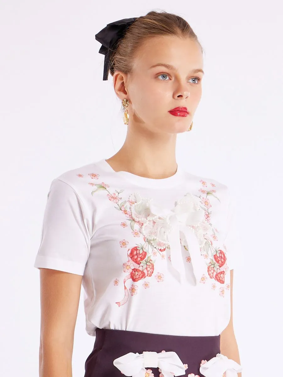 ICONIC WOMAN WHITE GARBO T-SHIRT