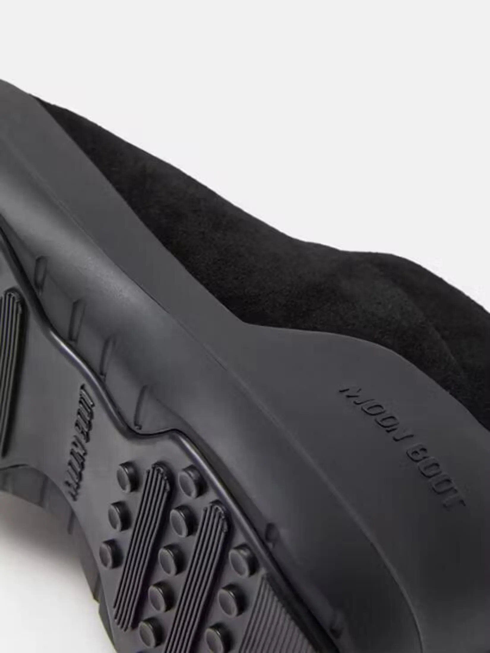 MOON BOOT LUNA LOW BOOT SUEDE IN BLACK