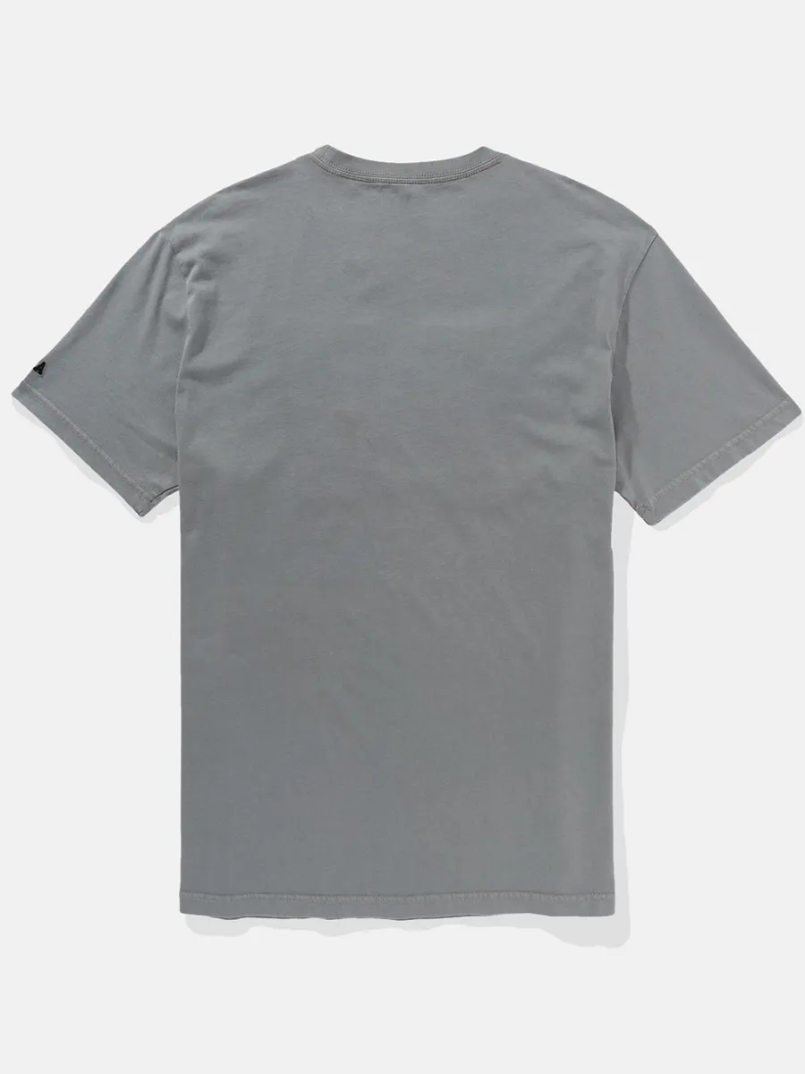 AMERICAN EAGLE MEN G SS INTL SET IN TEE - PC DYE + MAGIC WHITE TUMBLE 050 GREY