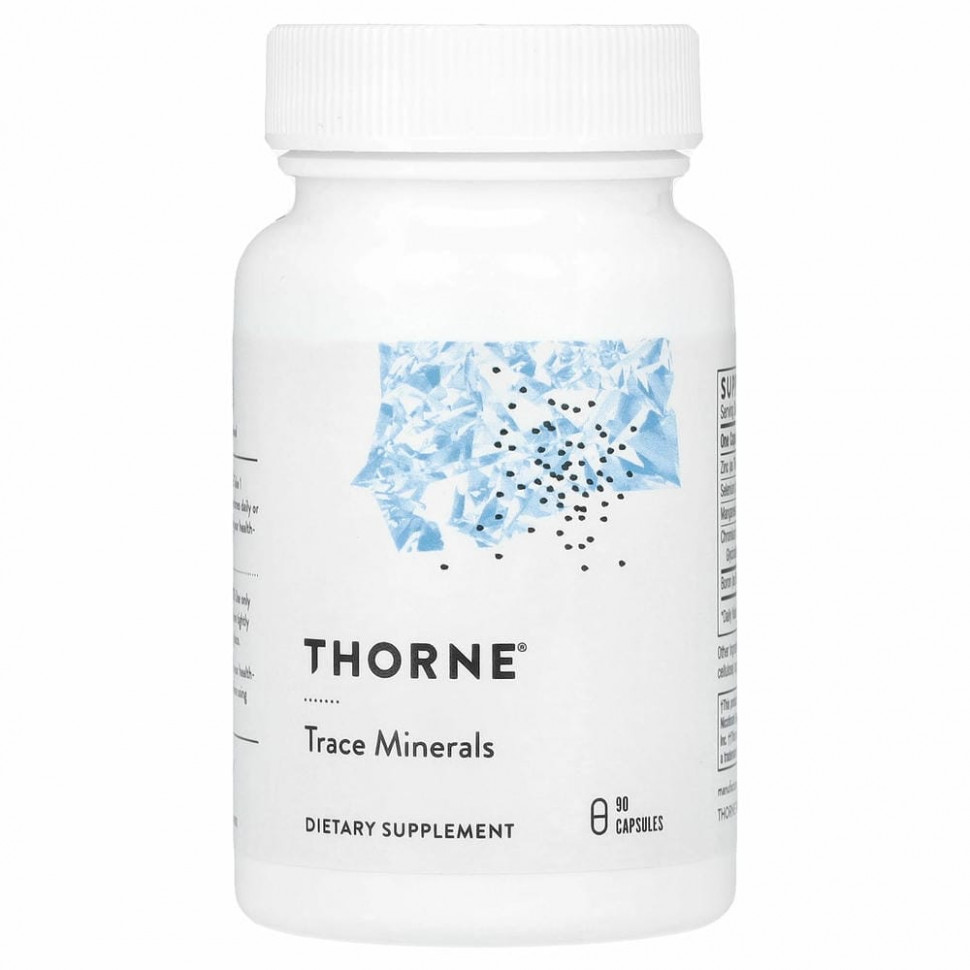 Thorne Research, микроэлементы, 90 капсул