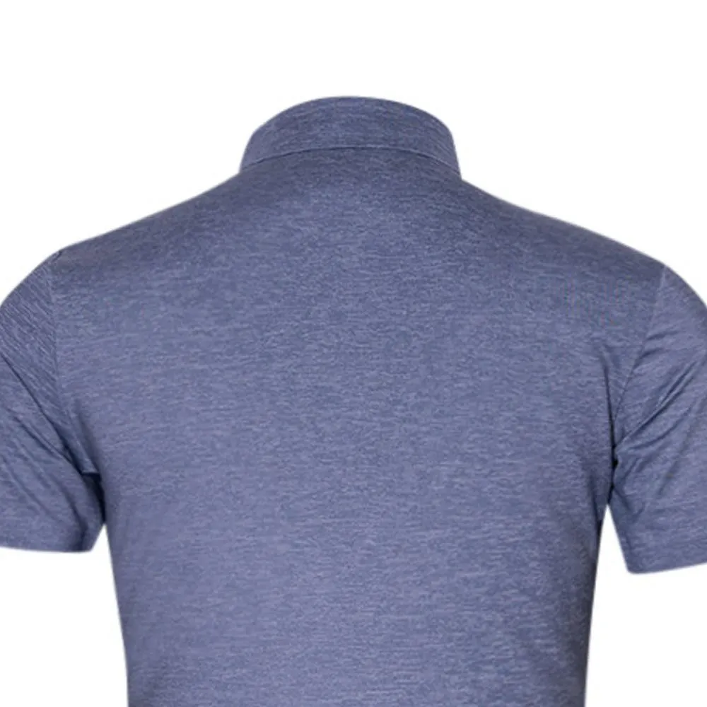 9NINE Men Golf Polo Shirt N24GOPOM09 Blue - 9N358AP702EGTH